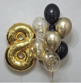 Воздушные шарики на 8 лет